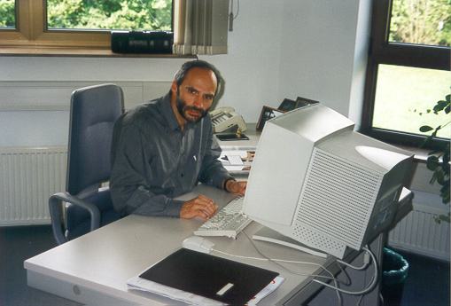 Michael Prinz 1999 in seinem Bro